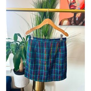 VTG Star C.C.C. Tweed Mini Skirt - Size 11